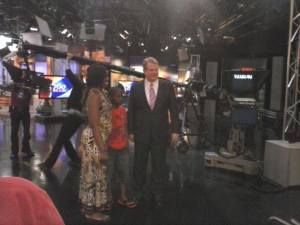 Gordon Robertson after taping